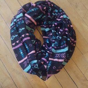 Aztec pattern scarf