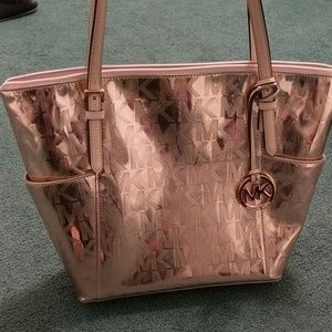 Michael Kors Rose Gold Tote