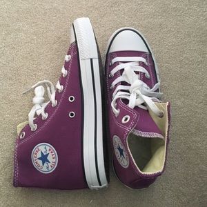 BRAND NEW Purple Converse Skate Highs