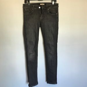 Burberry Skinny Moto Jeans with Zippers