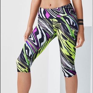 NWT Fabletics carnival crop pants