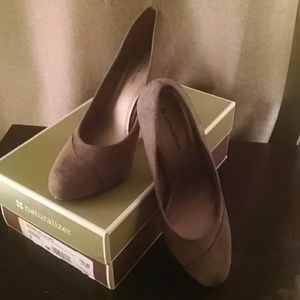 Suede Taupe Shoes
