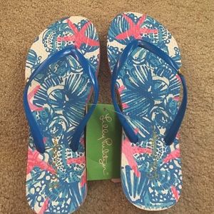 Lilly Pulitzer Flip Flops