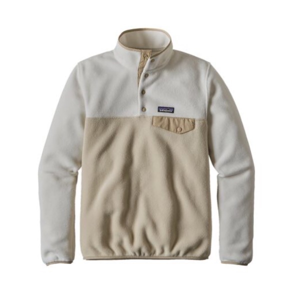 White/creme Synchilla Patagonia