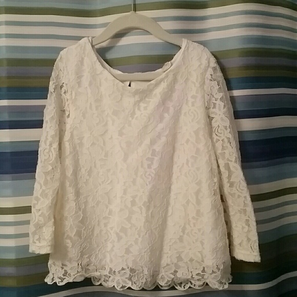 Girls lace blouse
