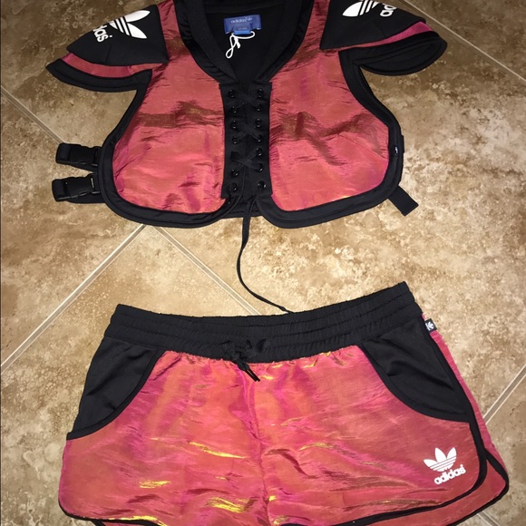 Adidas shorts And top