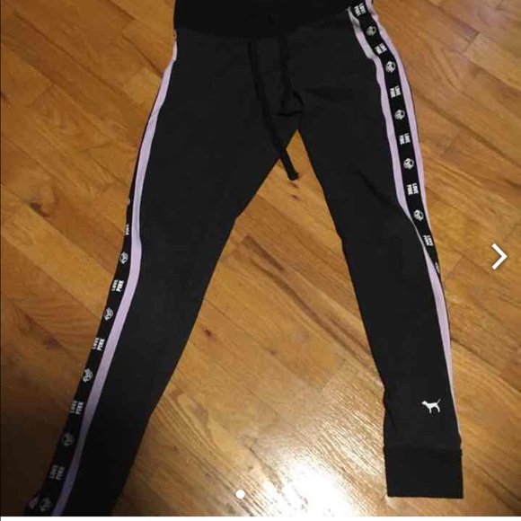 Pink yoga pants