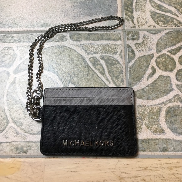 MK card holder key chain