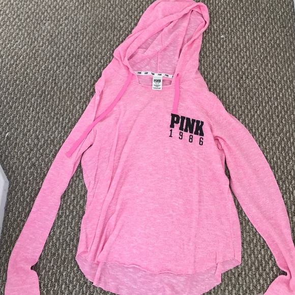 VS pink beach hoodie