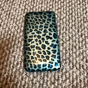 Forever 21 Brand New Leopard Wallet Blue