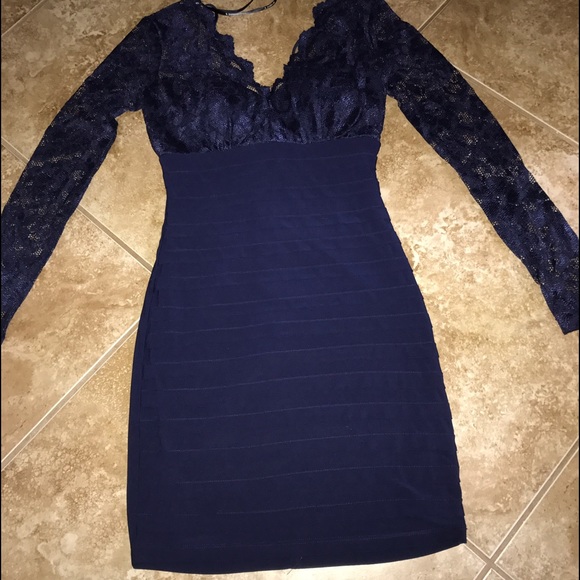 Navy blue dress