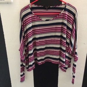 Striped Dolman Top