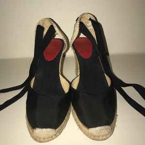 Christian Louboutin espadrille wedge size 40-