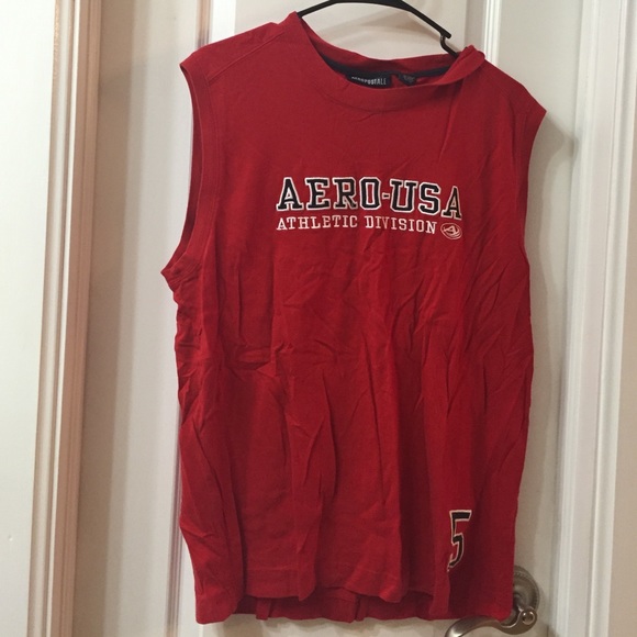 Aeropostale sleeveless tee shirt size large