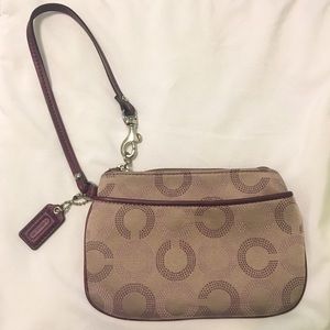 Coach wristlet
