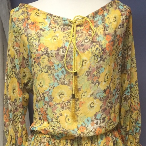 Bohemian yellow top. - Picture 4 of 4