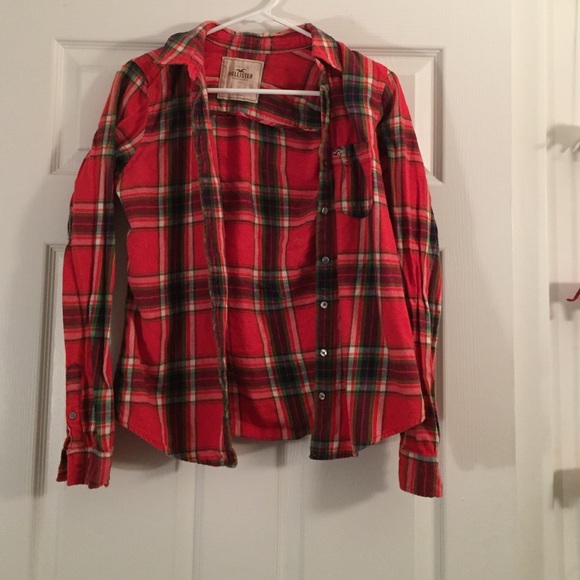 Hollister long sleeved flannel