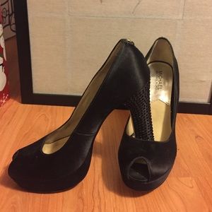 Michael Kors Black Rhinestone Heels