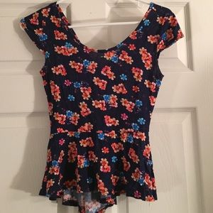 Short sleeved floral shirt from Delias