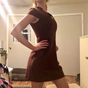 Mod style tweed dress