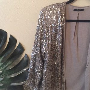 Tart Collections gold sequin jacket