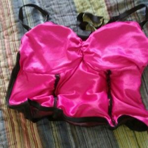 Pink bustier