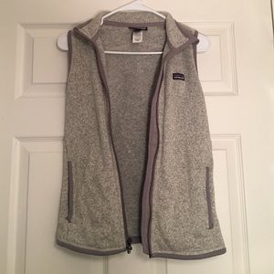 Patagonia Grey Zip-up Vest