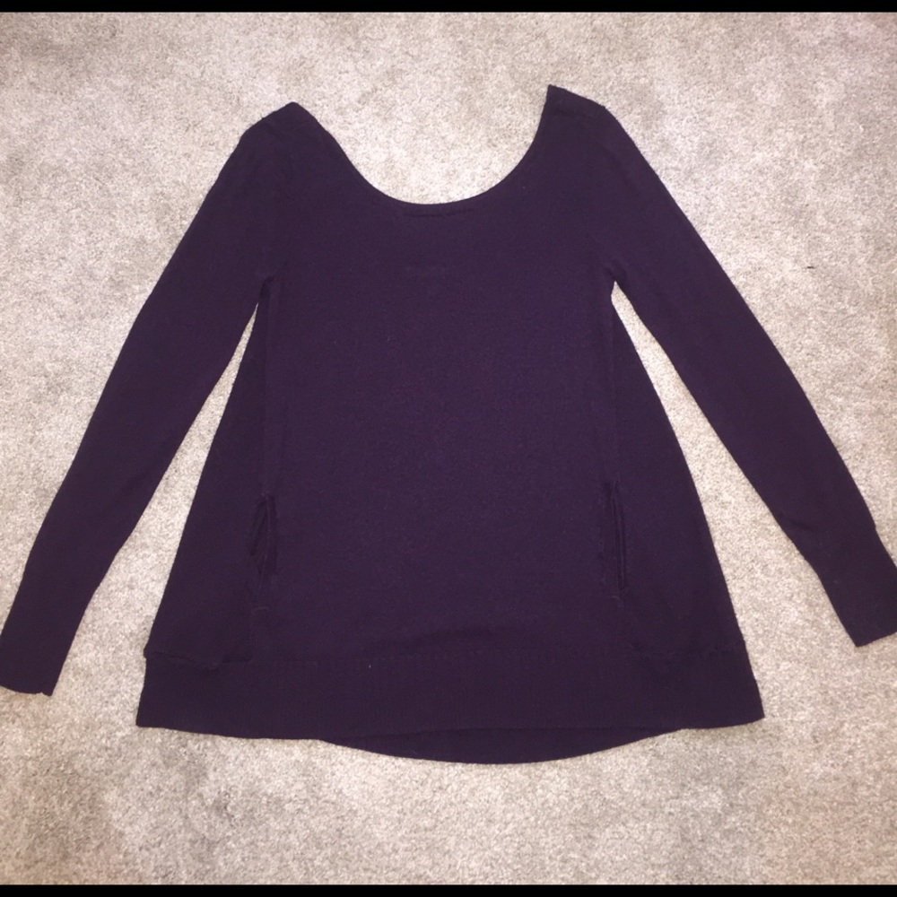 Dark purple sweater from VS