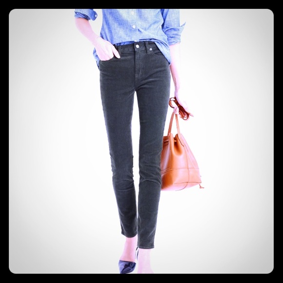 J Crew Toothpick Corduroy Pants