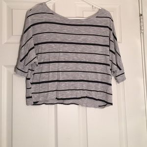 Quarter sleeved stripped shirt