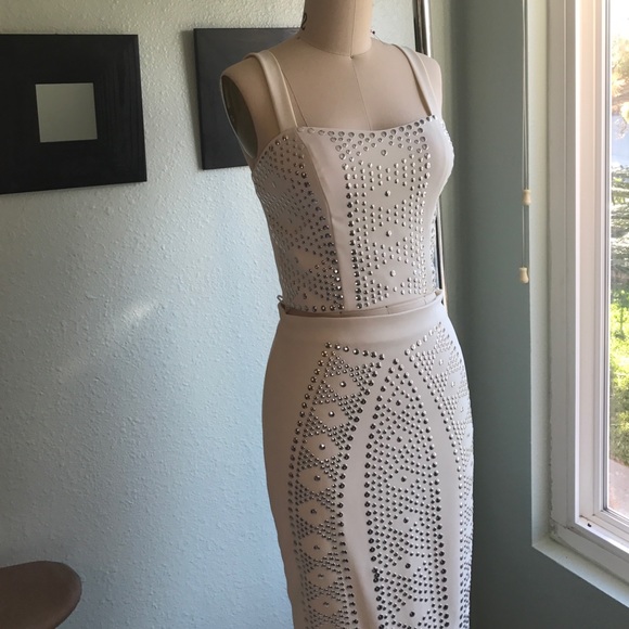 Studded crop and skirt - Picture 2 of 4