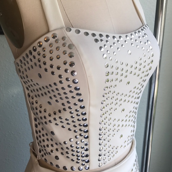 Studded crop and skirt - Picture 4 of 4