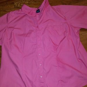 Pretty pink button down shirt