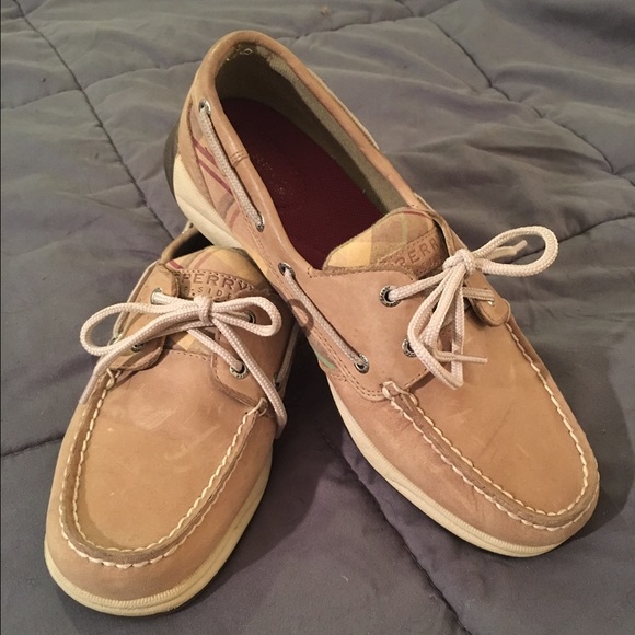 Sperry Topsider Plaid Bluefish Boat Shoes - Size 8