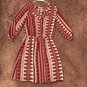 Tribal print dress