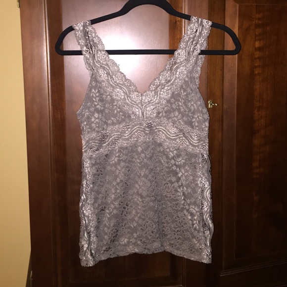 Grey lace top - Picture 1 of 4