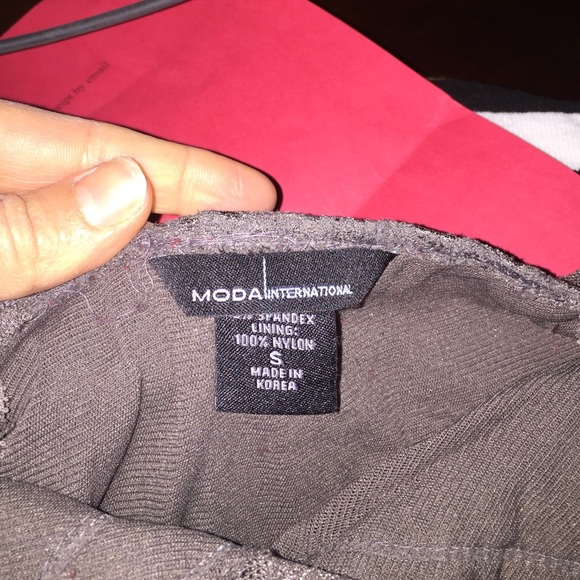 Grey lace top - Picture 3 of 4