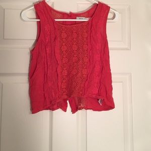 Bright red tank!