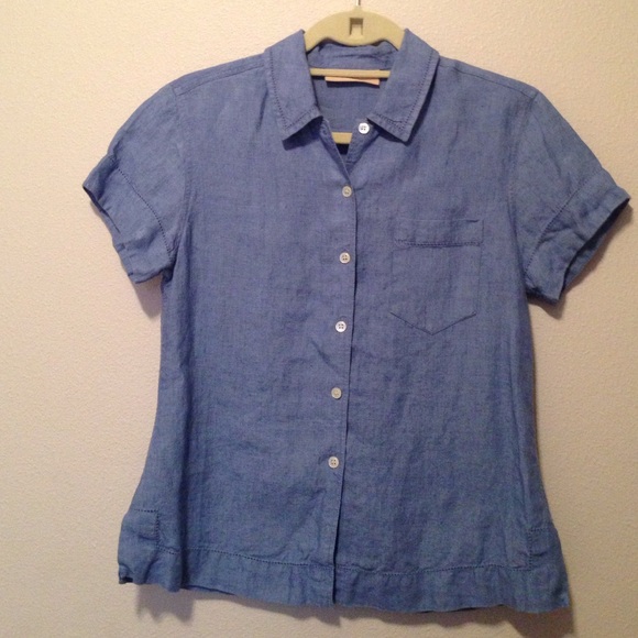 Chambray cotton blouse