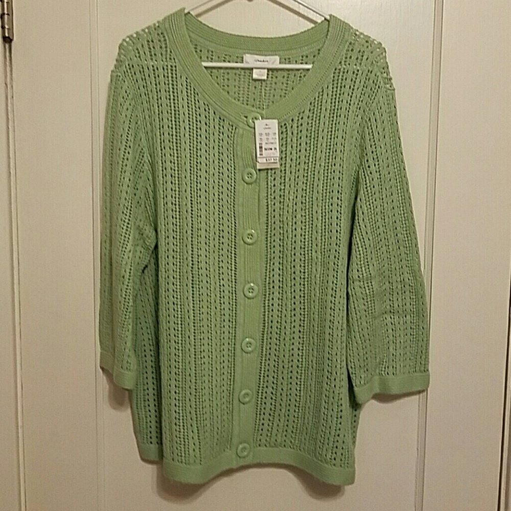 CJ Banks cardigan sweater 2x NWT
