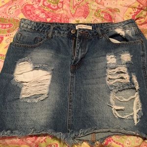 Forever 21 jean skirt