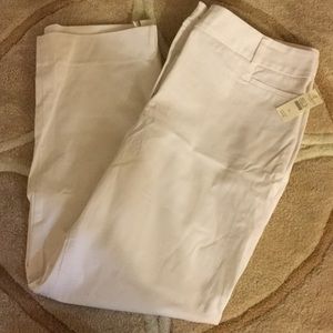 Ankle Length White Pants