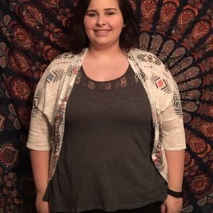 Cream actec cardigan