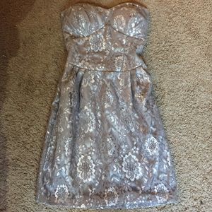 B. Darlin strapless dress