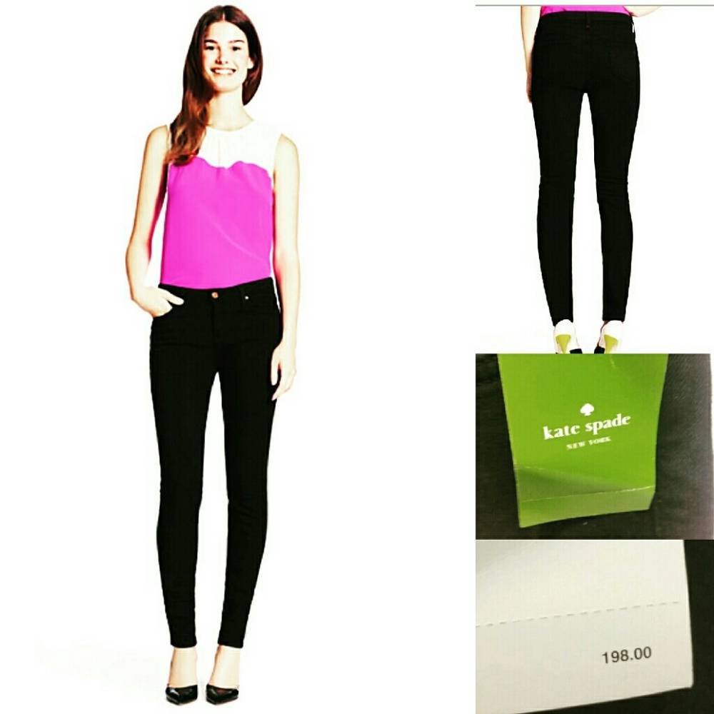 Kate spade broome street black denim