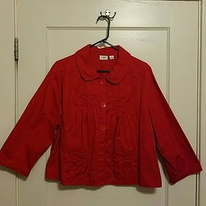 Cato Red Jacket Peter Pan collar 18/20W