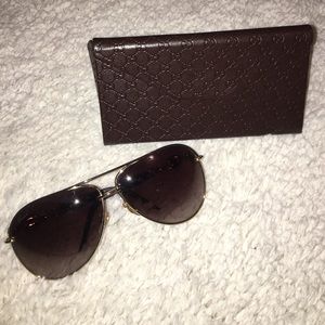 Gucci aviator sunglasses