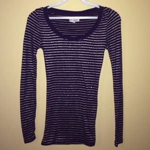 Purple and Silver slim fit shirt