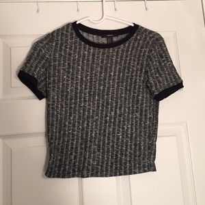 Forever 21 tight grey tee
