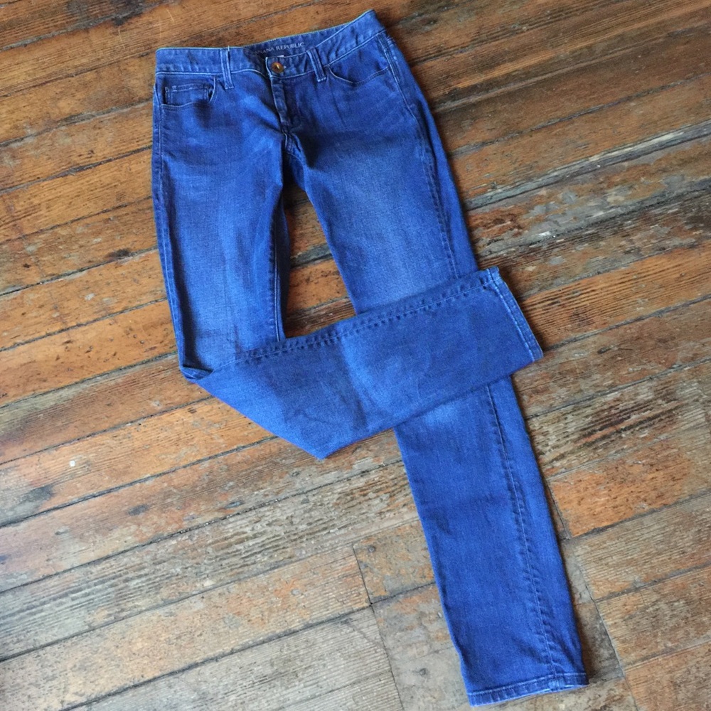Banana Republic "Skinny" Medium wash jeans